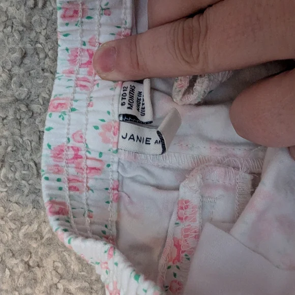 3 For $18 Janie and Jack Pink Floral Kids Shorts - Picture 7 of 7